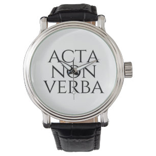 Acta Non Verba Watch