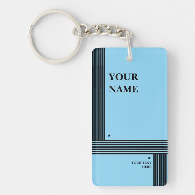 Acting Edition Play Script Styled Keychain (Front)