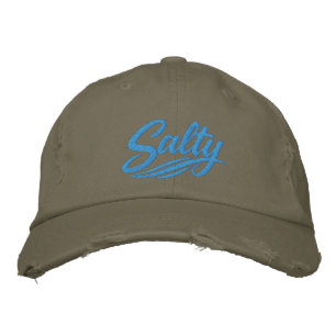 Acting Salty Funny Sarcasm Saying Embroidered Baseball Cap
