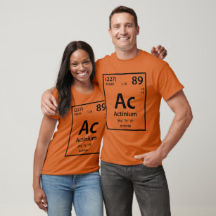 Actinium Element (black) T-Shirt