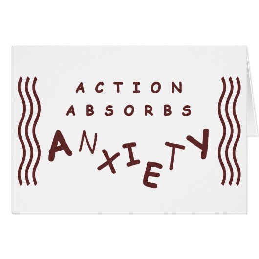 Action Absorbs Anxiety Cards (Front Horizontal)