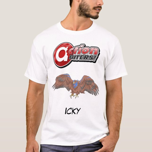 Action Biters! Tee - Icky the Bird (Front)