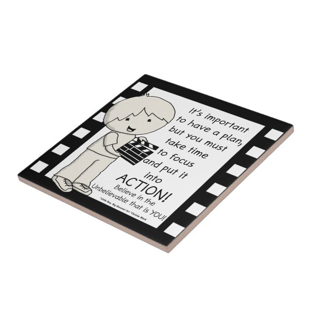 Action Ceramic Tile (Side)