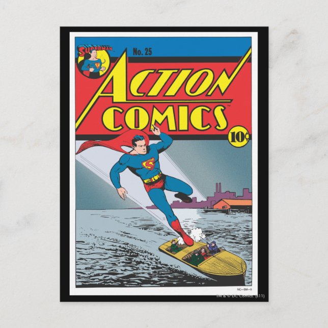 Action Comics #25 Postcard (Front)