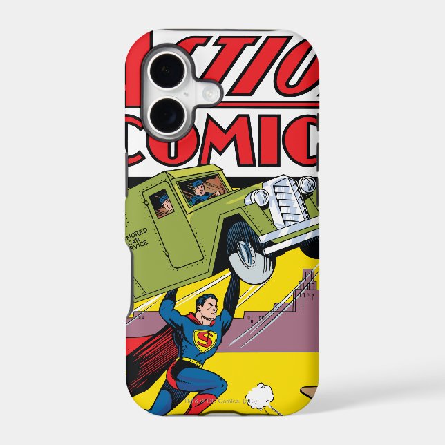 Action Comics #33 Iphone Case (Back)