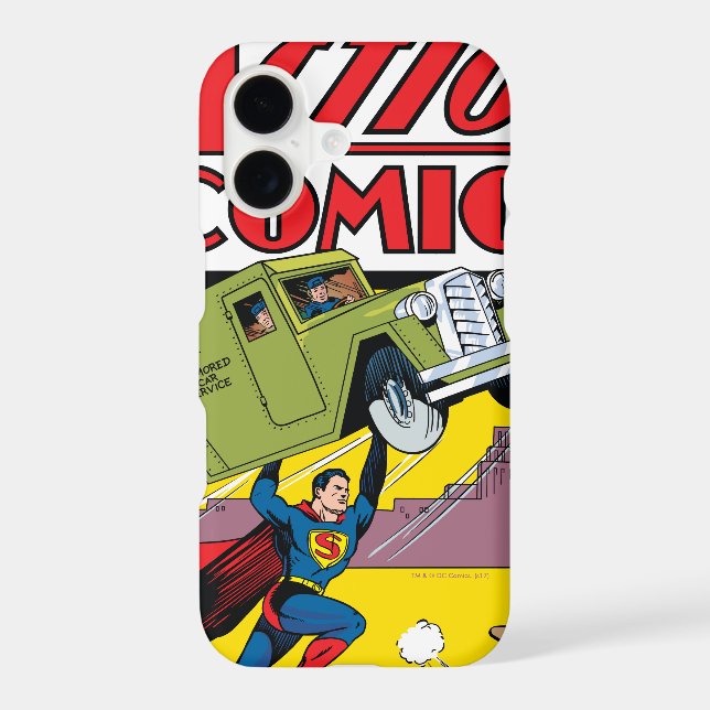 Action Comics #33 Iphone Case (Back)