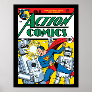 Action Comics #36 Poster