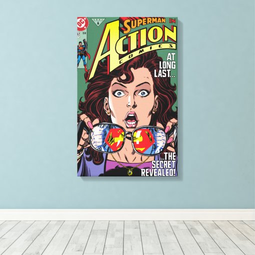 Action Comics 662 Feb 91 Canvas Print Zazzle