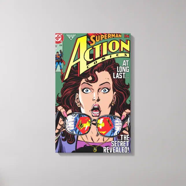 Action Comics 662 Feb 91 Canvas Print Zazzle