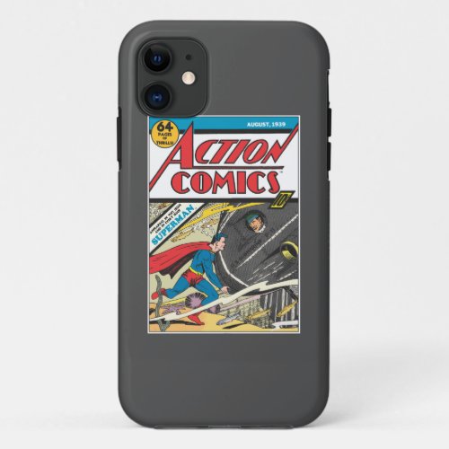 Action Comics _ August 1939 iPhone 11 Case