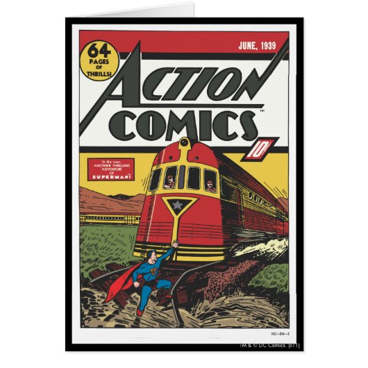 Action Comics - June 1939 Cards (Front)