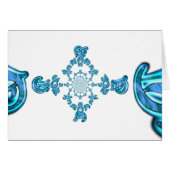 Action Cyan Teal Abstract Graffiti Art Print (Front Horizontal)