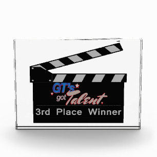 Action Directors Clapboard CSTM4 Acrylic Award