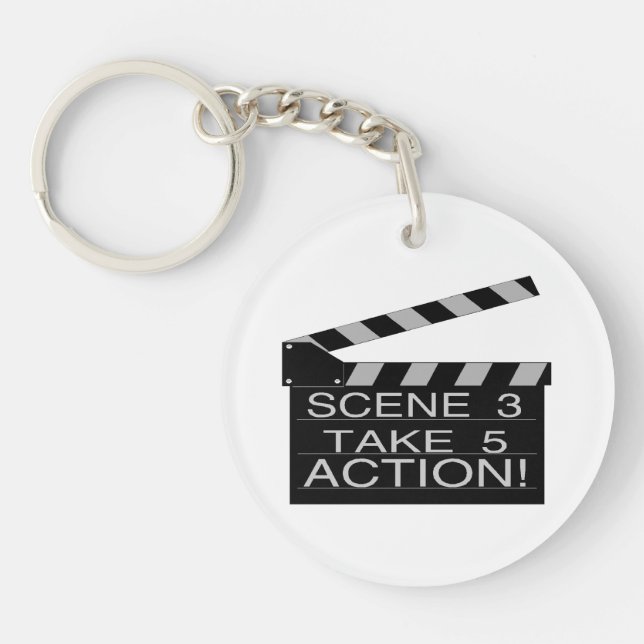Action Directors Clapboard Keychain (Front)