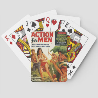 Action for men 1 poker cards