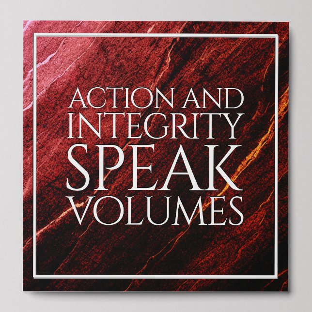 Action & Integrity Speak Volumes Peel And Stick Photo Tile (Front Set)
