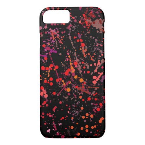 Action Painting Drip Art iPhone 87 Case