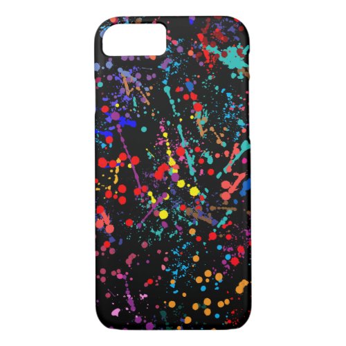 Action Painting Drip Art iPhone 87 Case