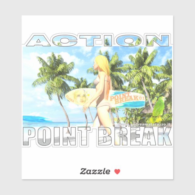 Action - Point Break 01   Sticker (Sheet)