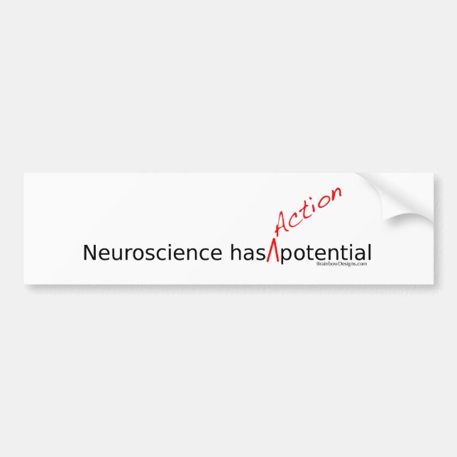 Action Potential Bumper Sticker (Front)