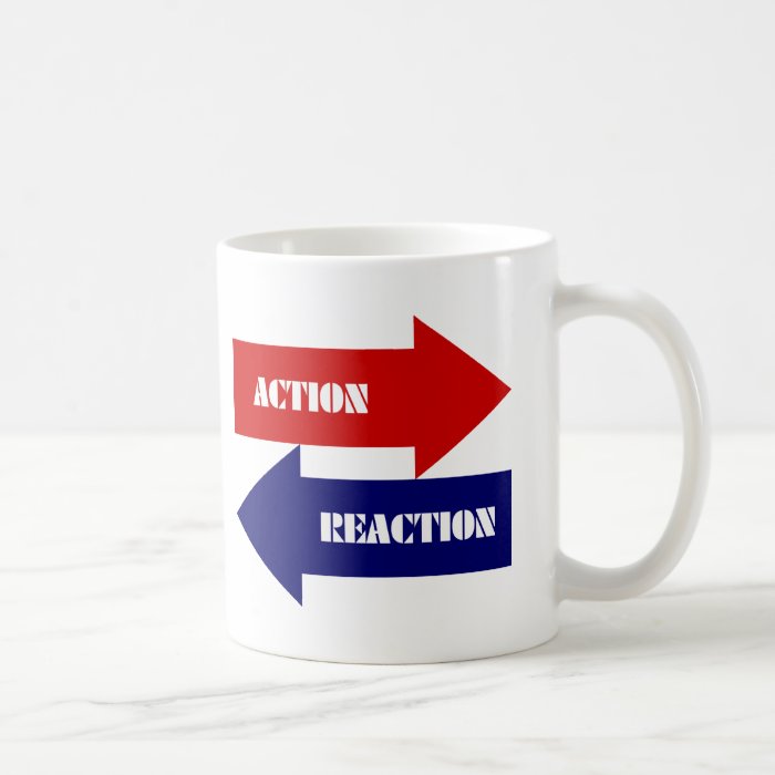 Action Reaction Mugs