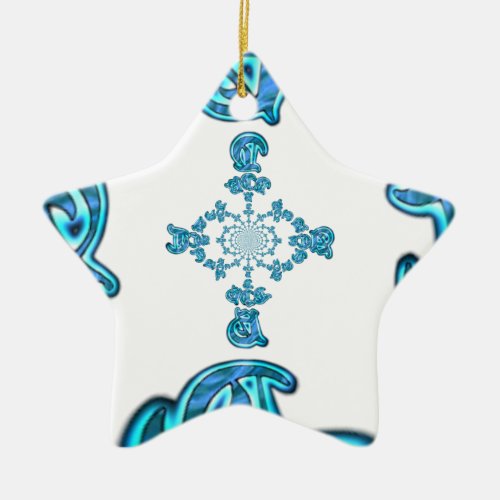 Action Retro Vintage Hakuna Matata Blue Giftpng Ceramic Ornament