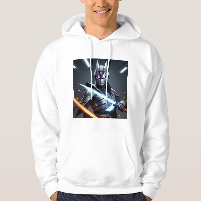 Action SciFi Avatar Hoodie With Neon Light Effect (Front)