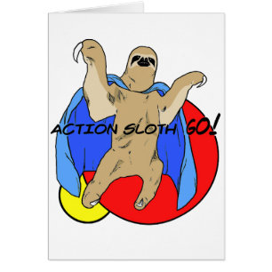 Action Sloth Colored