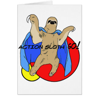 Action Sloth Colored Cards