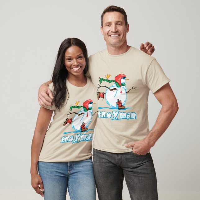 Action Snowman T-Shirt (Unisex)
