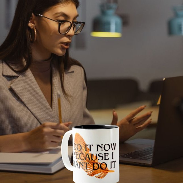Action Taker Motivational Mug - "I Do It Now" Bold (Creator Uploaded)