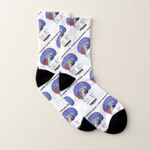 Activate Your Gray Matter Think Anatomical Brain Socks