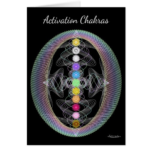 Activation Chakras Cards (Front)