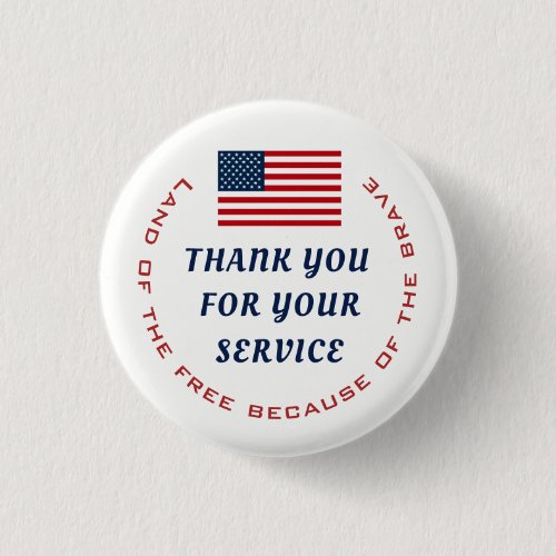 Active Duty or Retired Veteran Military Thank you
