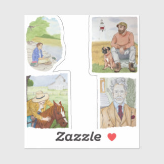 Active Men Sticker