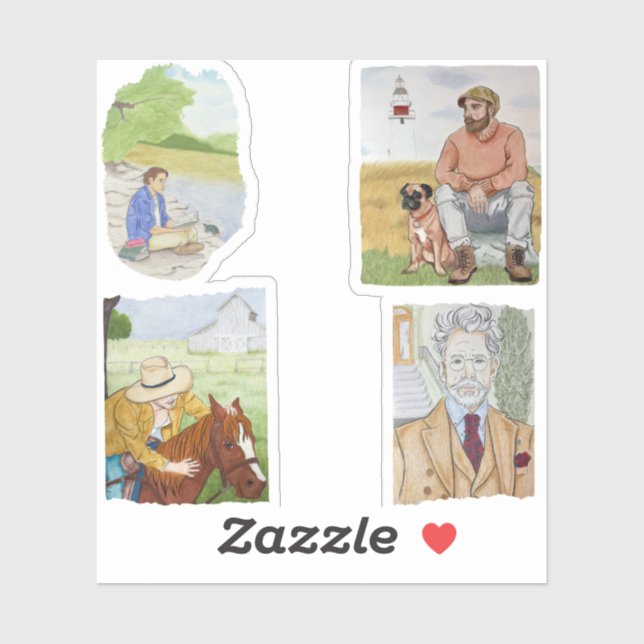 Active Men Sticker (Sheet)