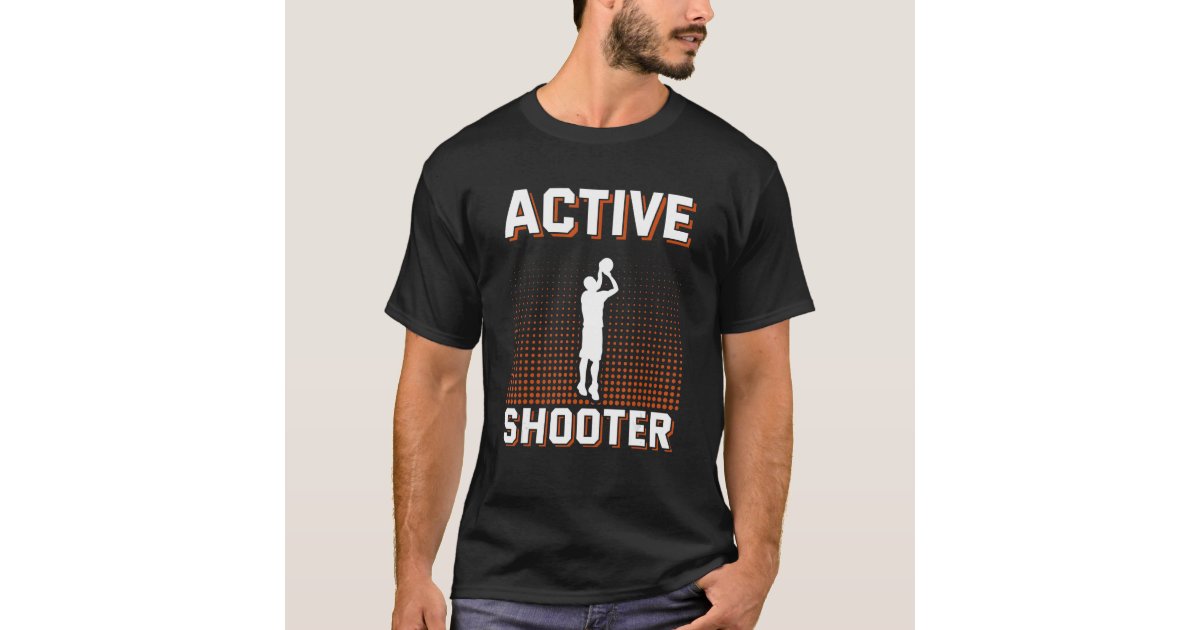 Active Shooter Shirt NEW Active Shooter Basketball Shirt Active