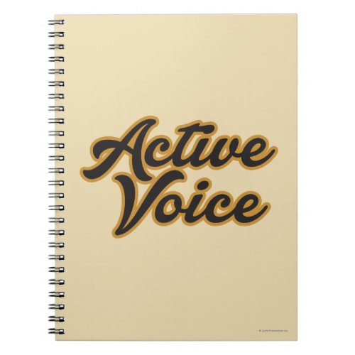Active Voice Notebook