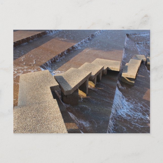 Active Water Pool - Fort Worth Water Garden # 16 Postcard (Front)