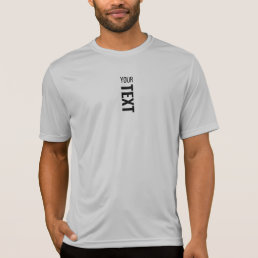 Activewear Sport Competitor Silver Mens Template T-Shirt