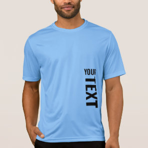 Activewear Sport Tek Mens Modern Big Font Text T-Shirt