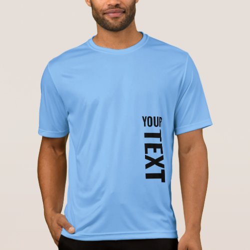Activewear Sport Tek Mens Modern Big Font Text T_Shirt