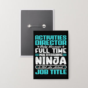 Activities Director Job Title Profession Skills Button