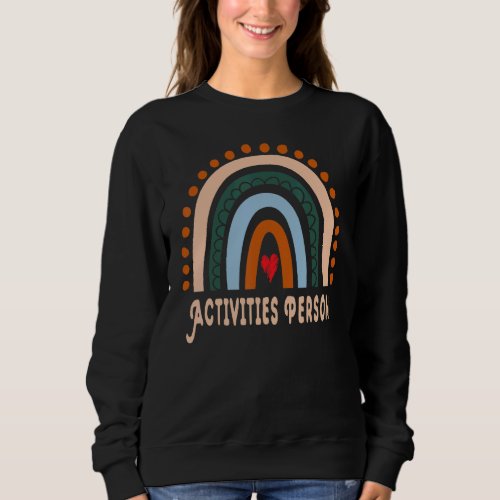 Activities Person Rainbow Appreciation Essential W Sweatshirt