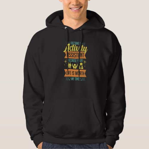 Activity Assistant Appreciation Director Social Wo Hoodie