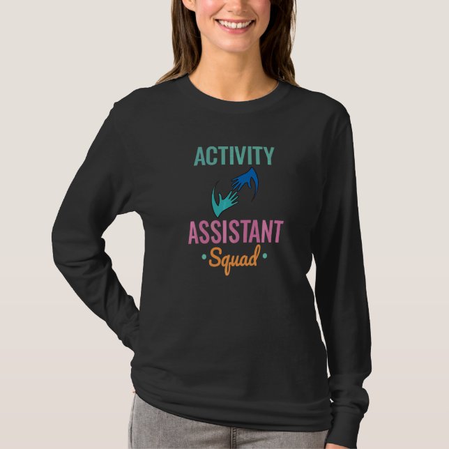 Activity Assistant Appreciation Director Social Wo T-Shirt (Front)