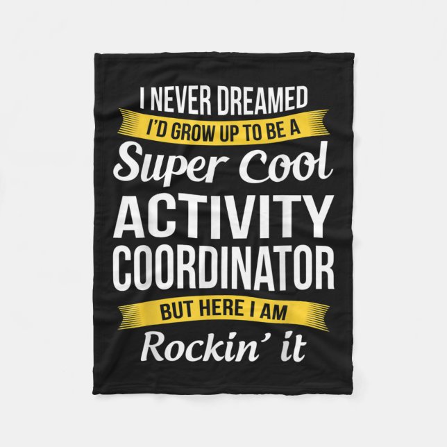 Activity Coordinator Activity Professionals Week  Fleece Blanket (Front)