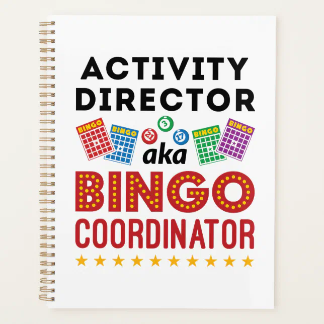 Activity Director aka Bingo Coordinator Planner | Zazzle