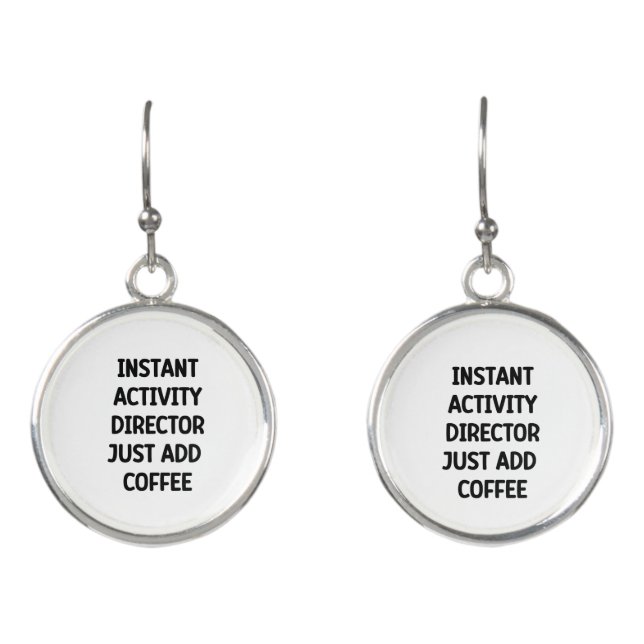 Activity Director Appreciation Gift Earrings (Front)