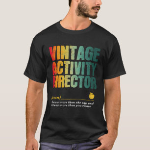 Activity Director Appreciation Week Back to School T-Shirt